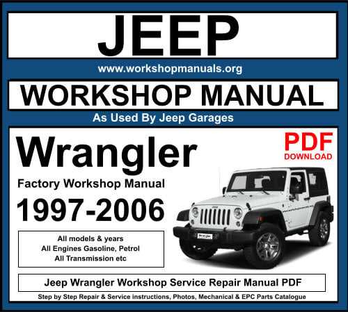 jeep wrangler jk repair manual