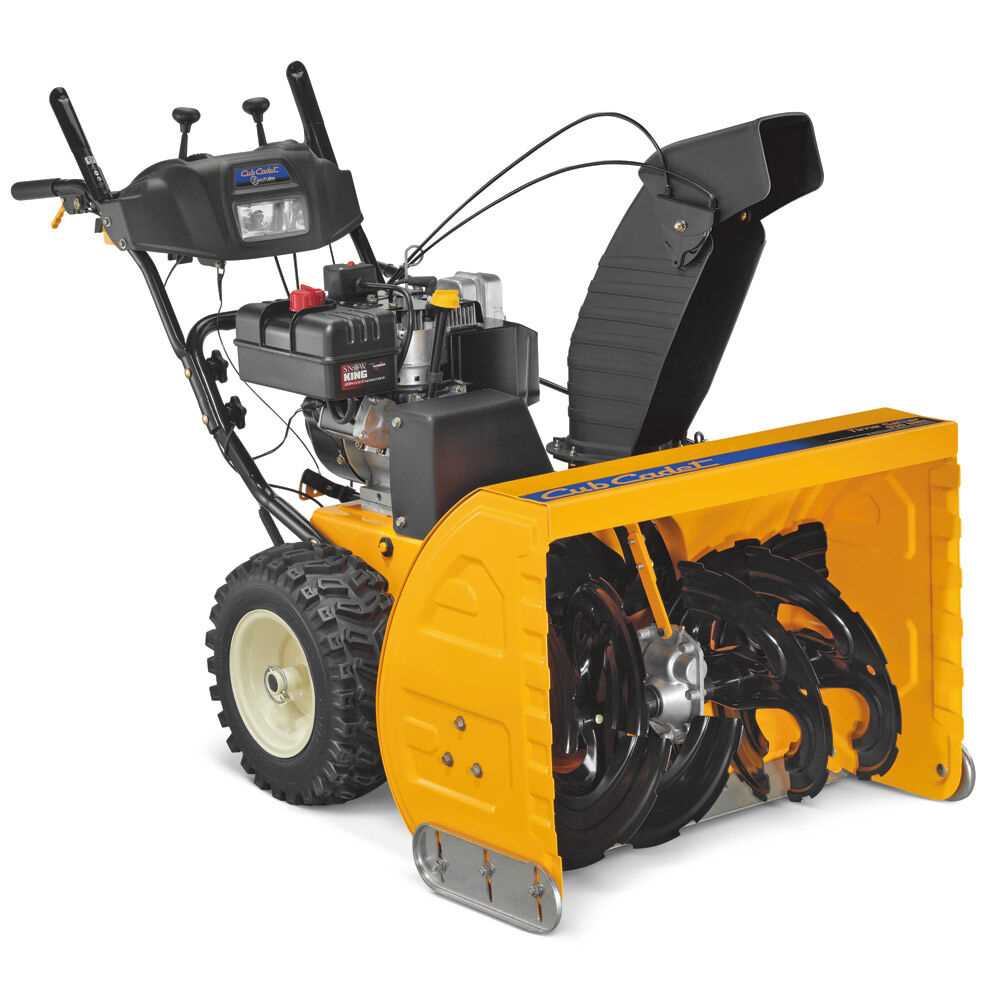 cub cadet snow blower repair manual