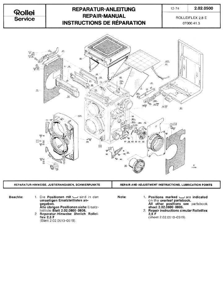 rolleiflex 2.8 f repair manual