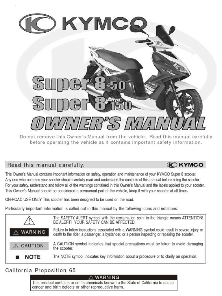 kymco super 8 150 repair manual