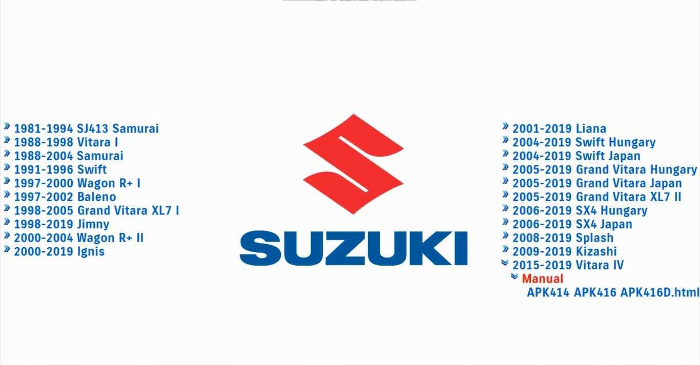 2001 suzuki grand vitara xl7 repair manual