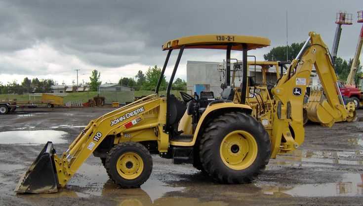 john deere 110 tractor loader backhoe service and repair manual