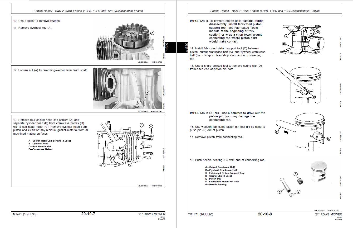 john deere 14sb repair manual