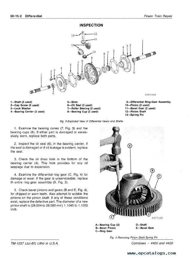 john deere 4400 tractor repair manual