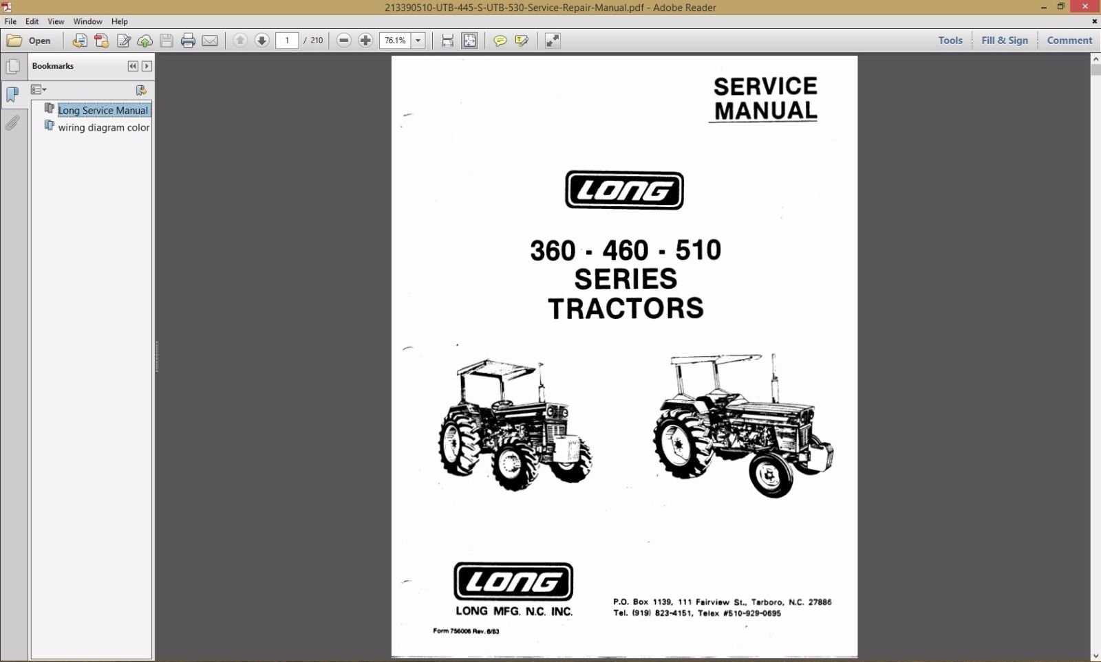 john deere 445 repair manual