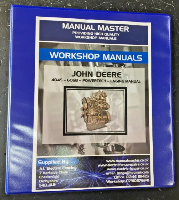 john deere 6068 engine repair manual