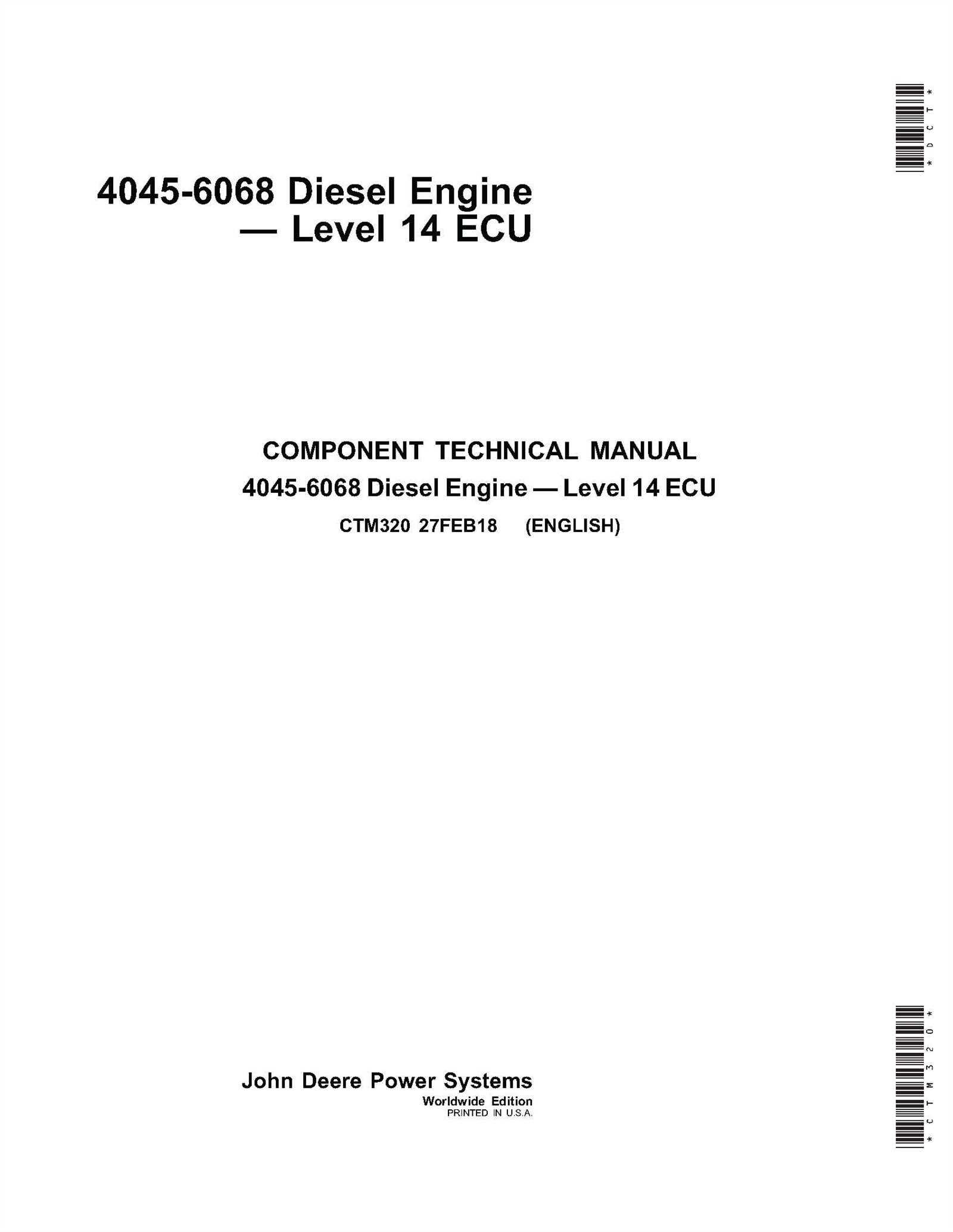 john deere 6068 engine repair manual