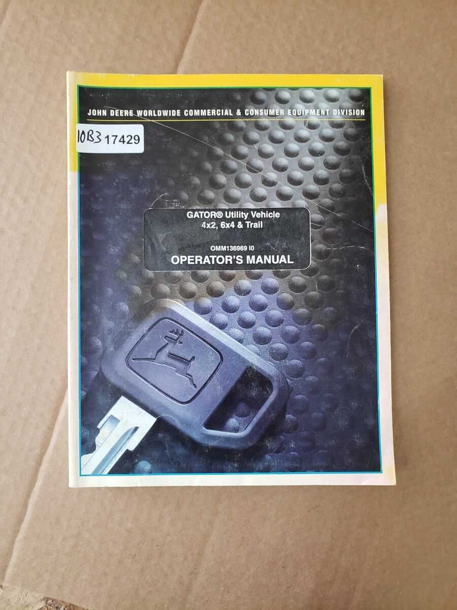 john deere gator 6x4 repair manual