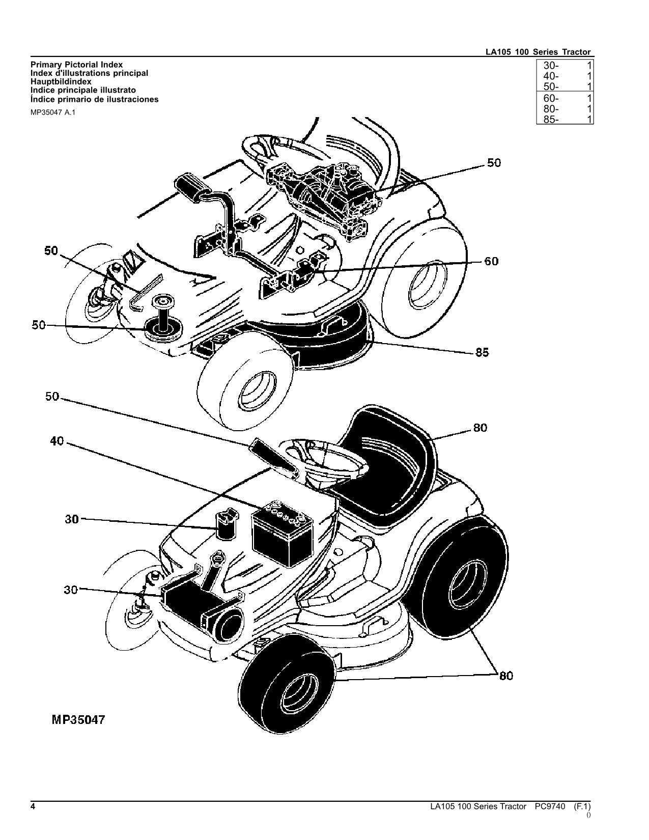 john deere la105 repair manual