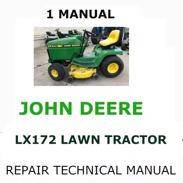 john deere lx172 repair manual