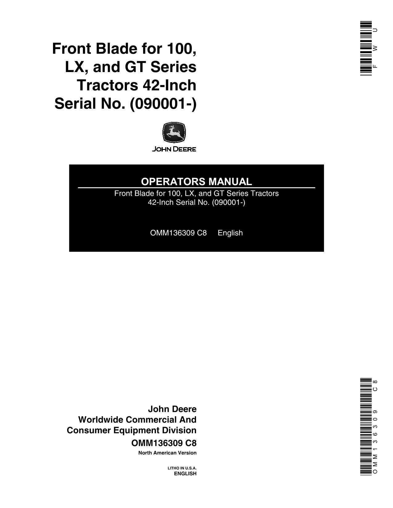 john deere lx178 repair manual