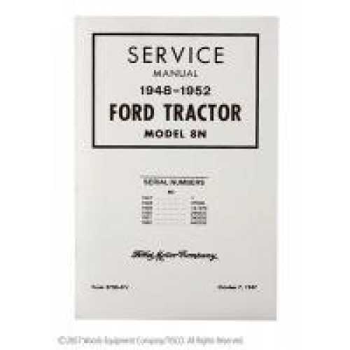 ford 9n tractor repair manual