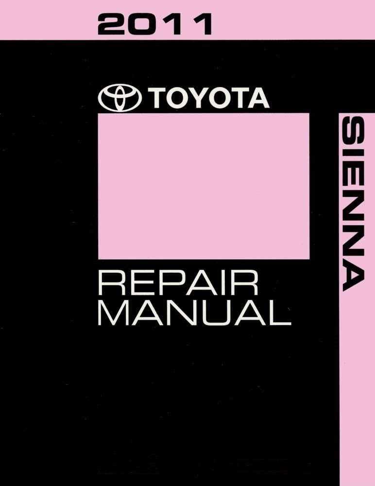 2011 toyota sienna repair manual