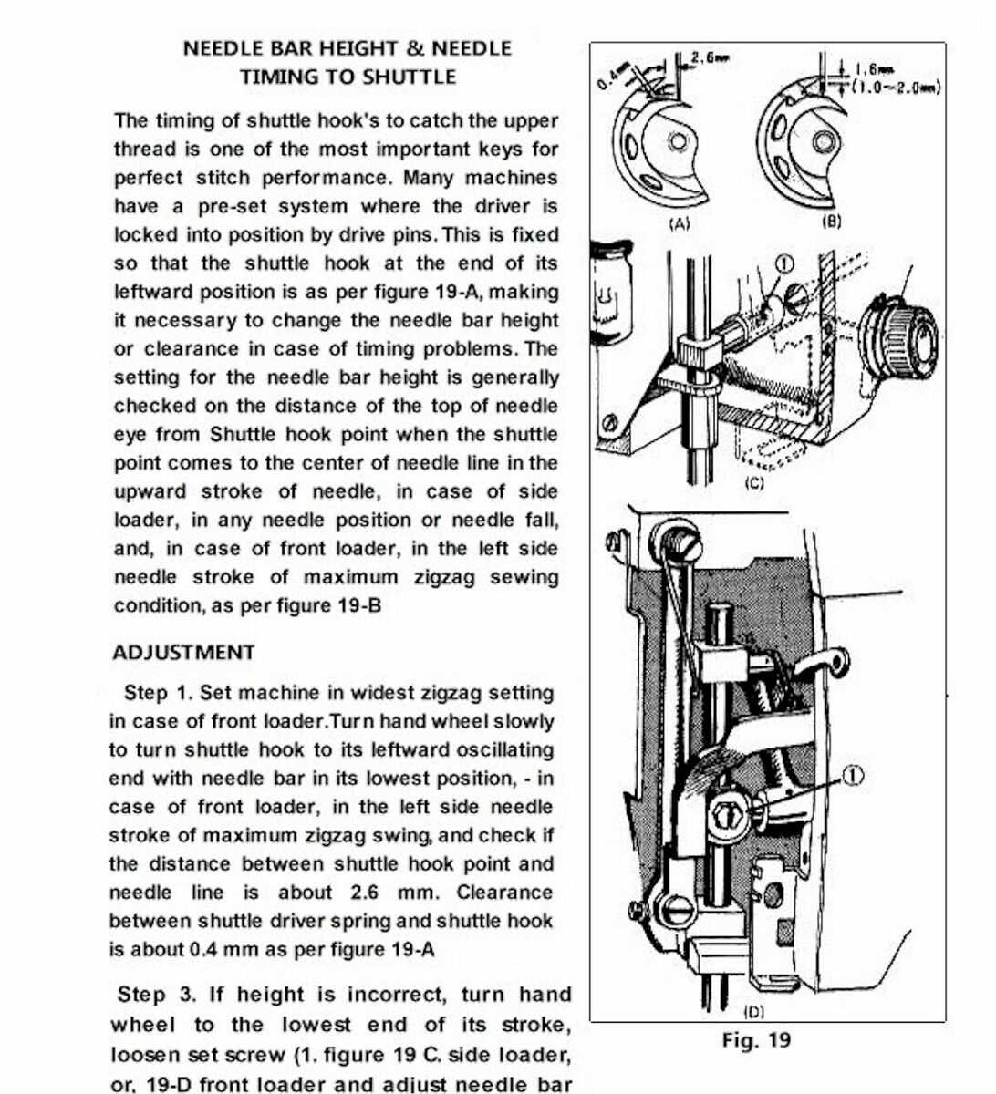 white sewing machine repair manual