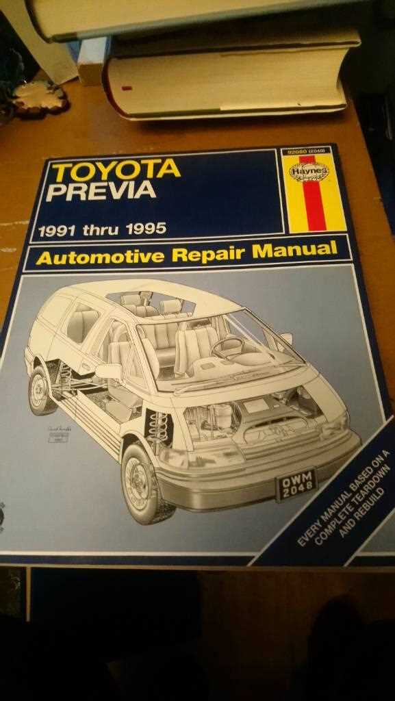 1991 toyota previa repair manual