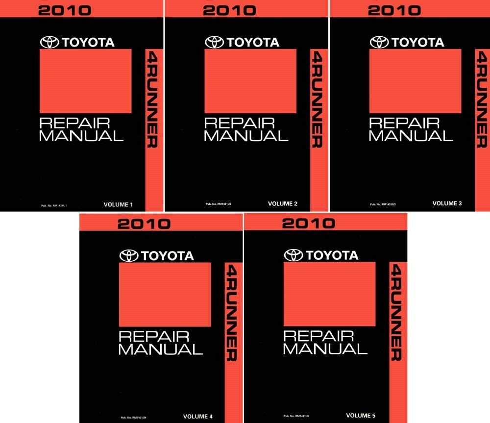 2012 toyota 4runner repair manual