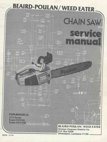 poulan pro repair manual