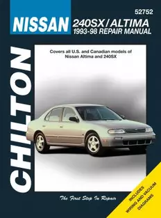 1991 nissan 240sx repair manual