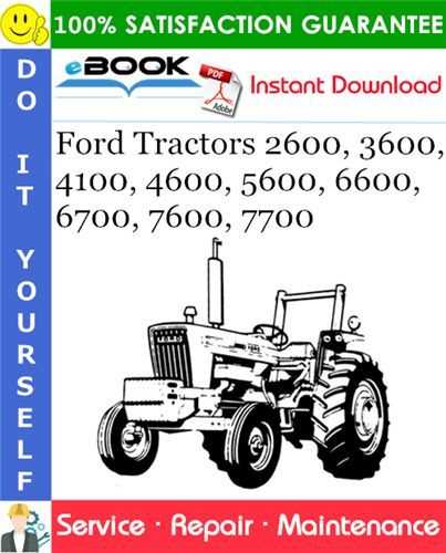 ford tractor repair manual