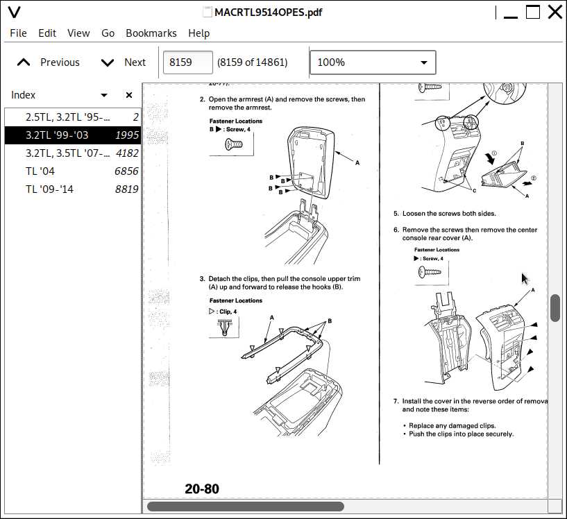 2007 acura tl repair manual