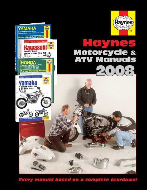 chilton atv repair manuals