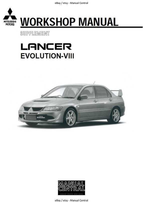 mitsubishi lancer service repair manual