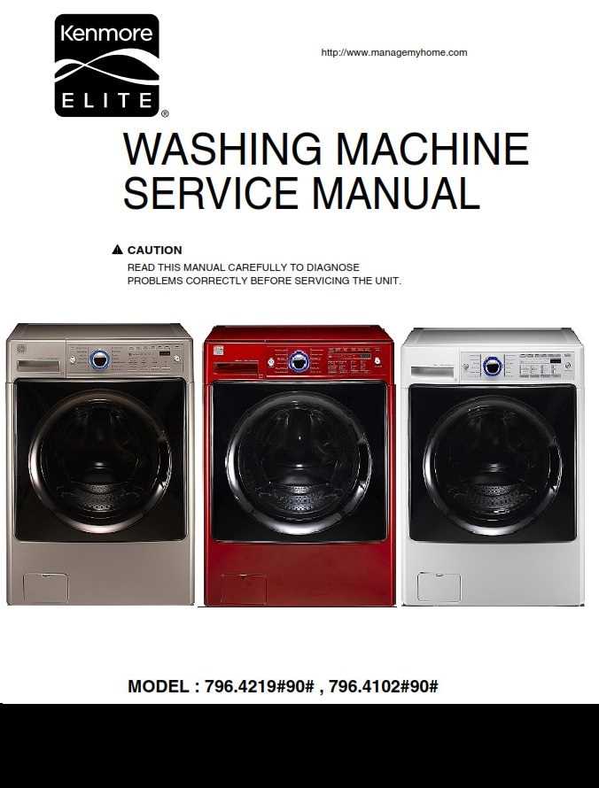 kenmore 80 series washing machine repair manual