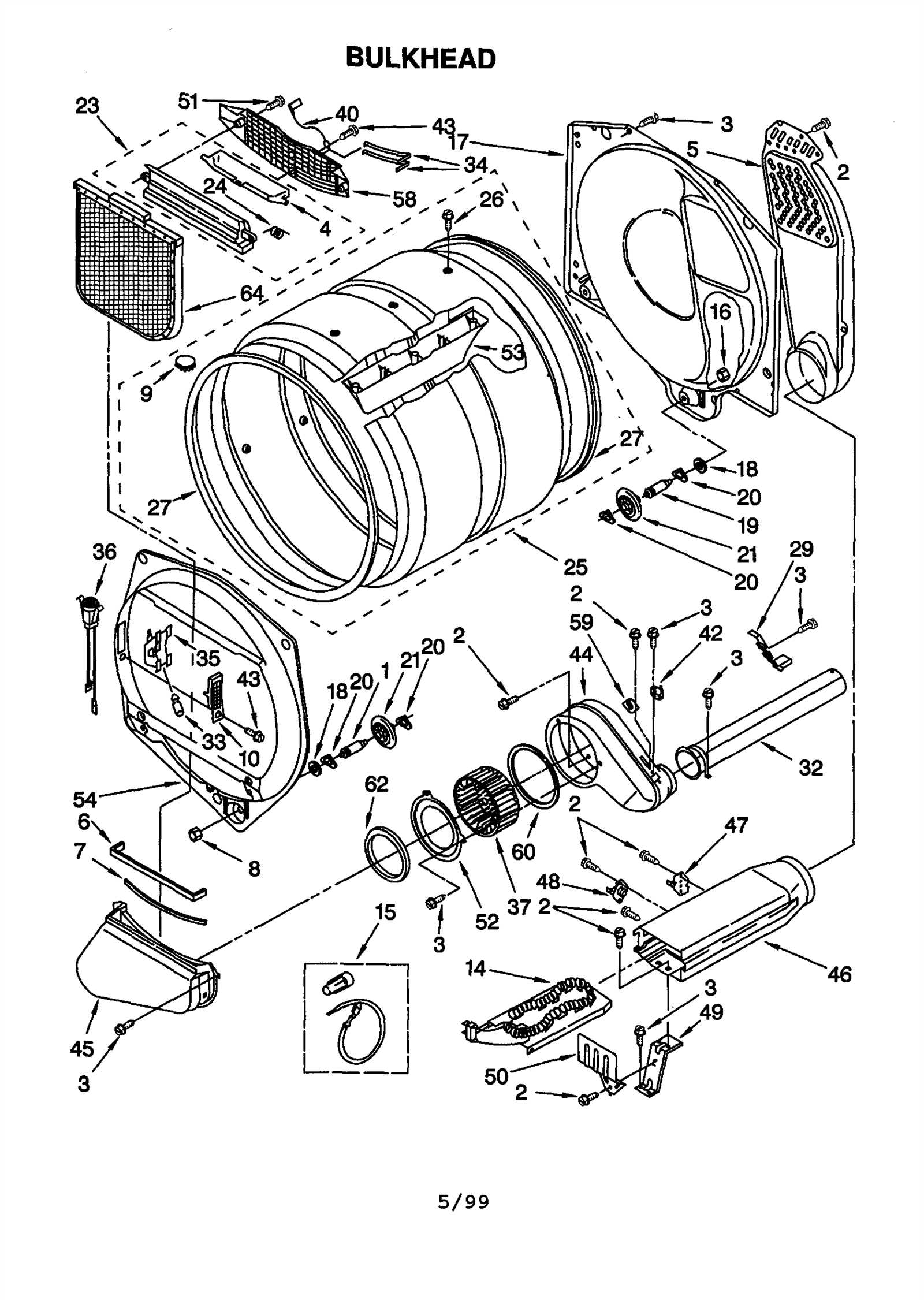 kenmore 90 series dryer repair manual