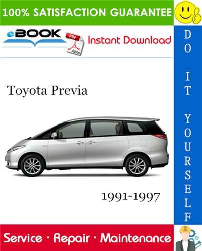 toyota previa repair manual