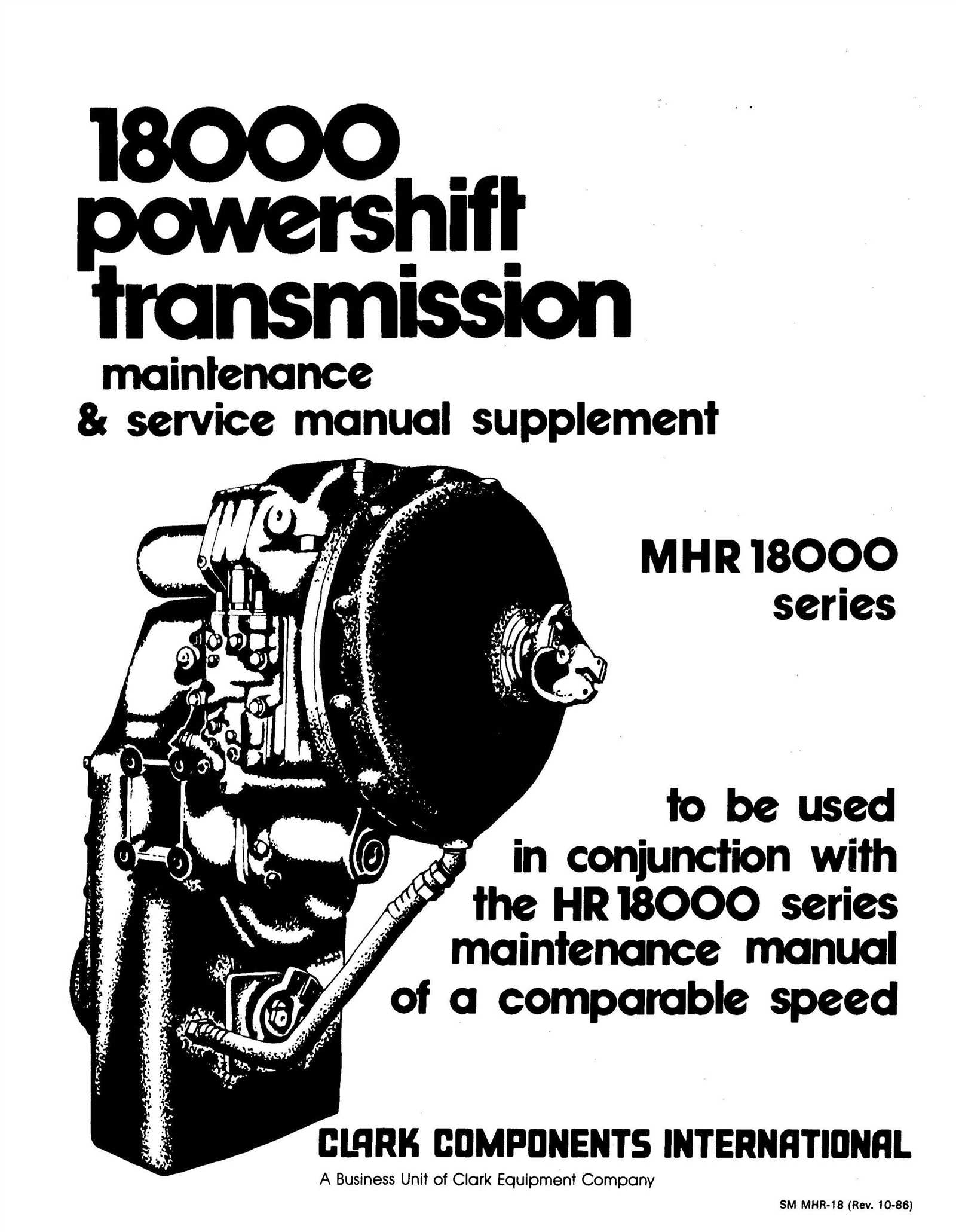 clark 18000 transmission repair manual