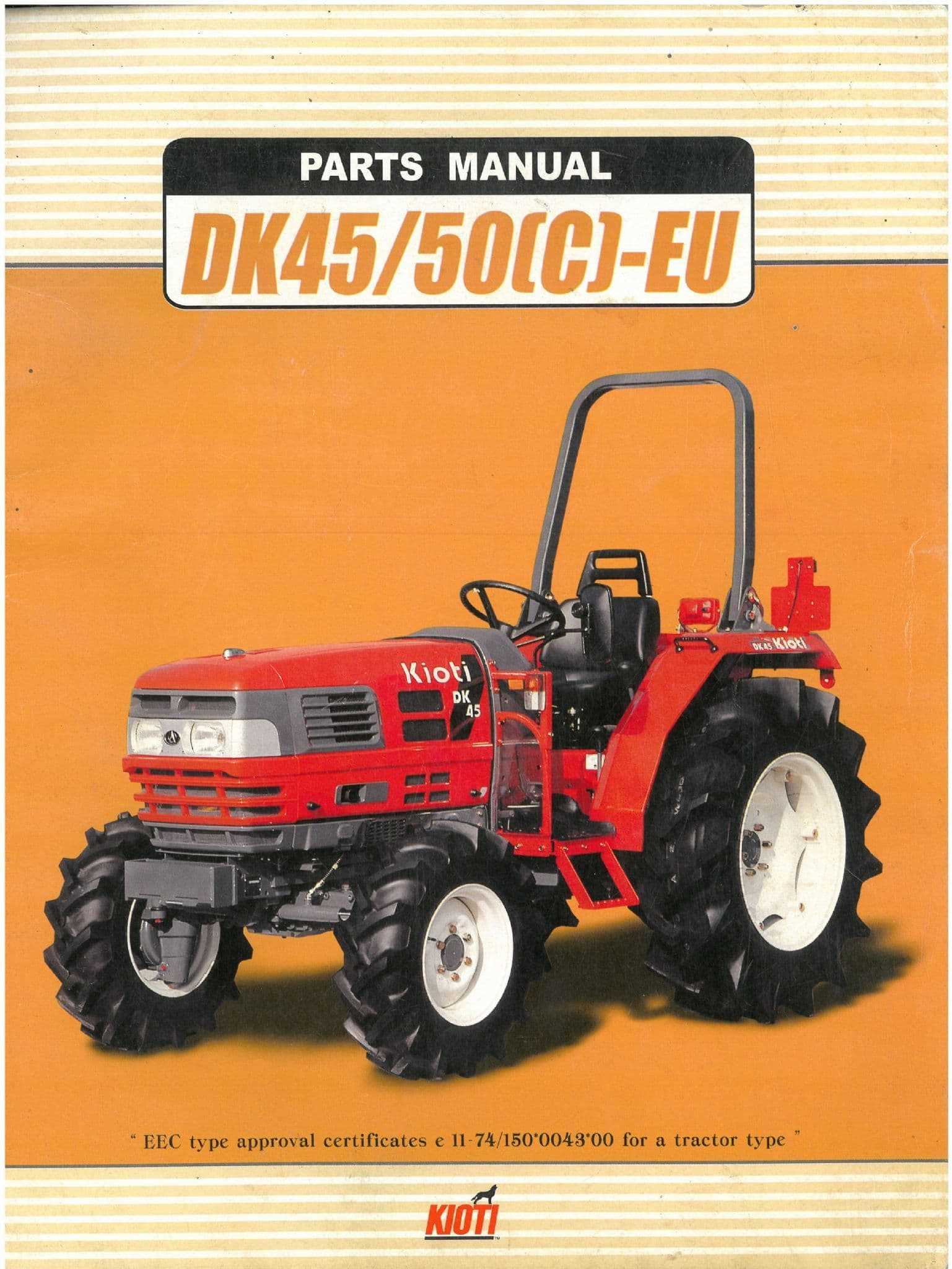 kioti tractor repair manual