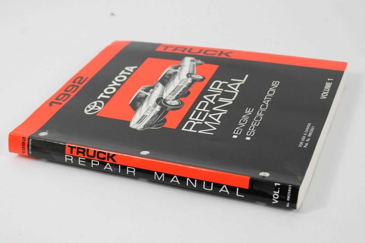 1992 toyota truck repair manual