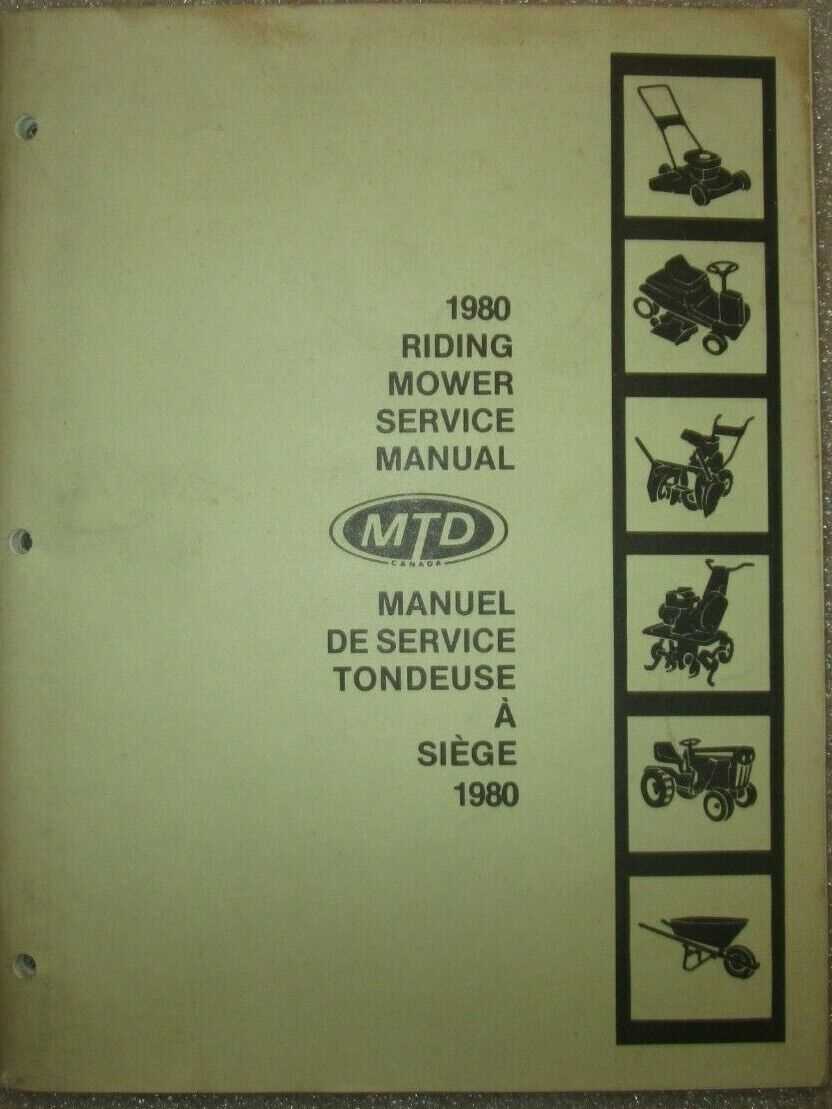 mtd mower repair manual