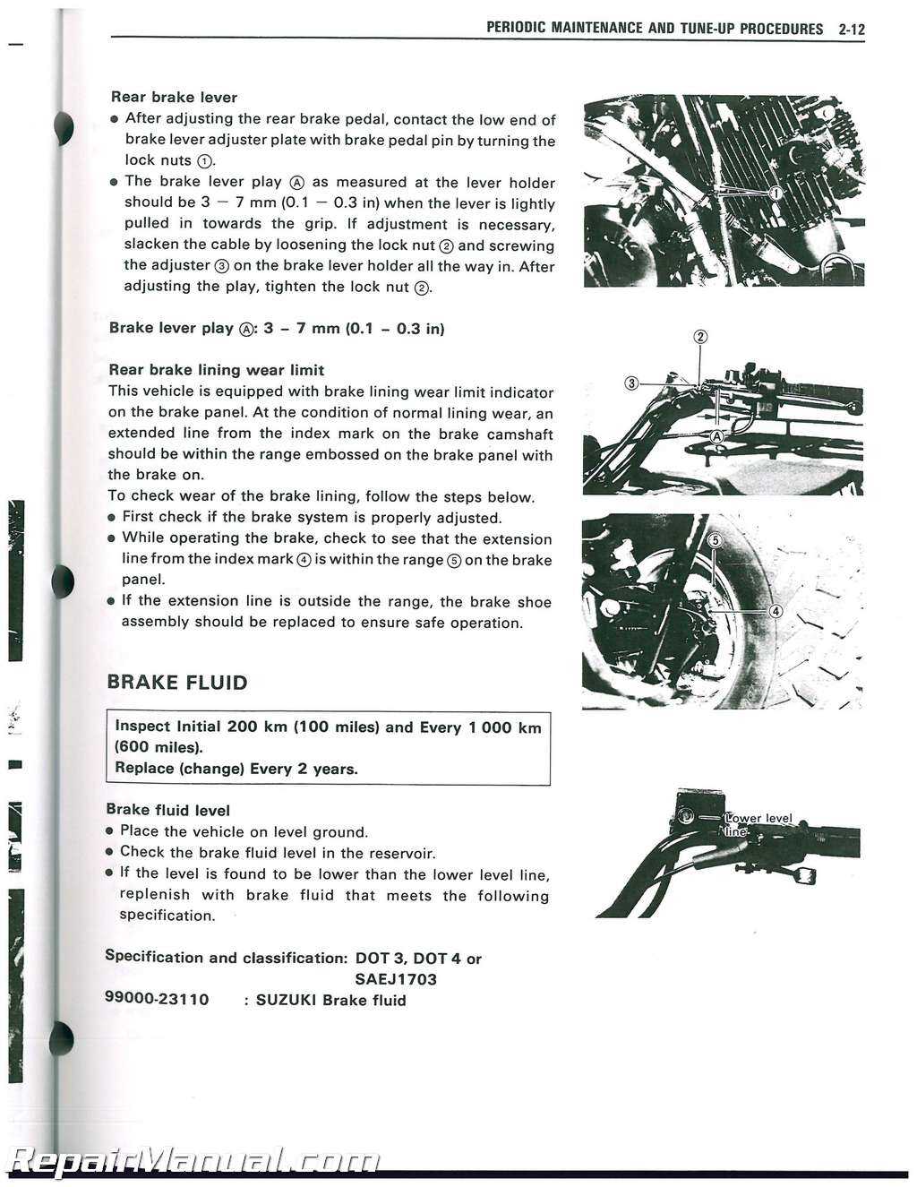 1999 suzuki quadrunner 500 repair manual