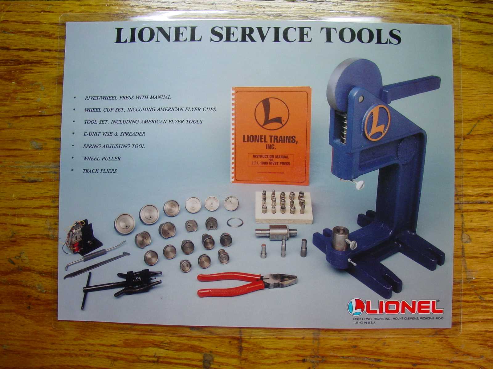 lionel train service repair manuals