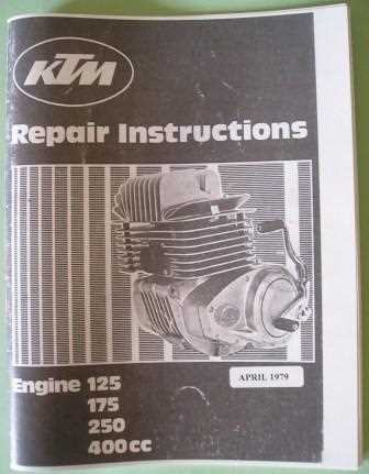 ktm 250 repair manual