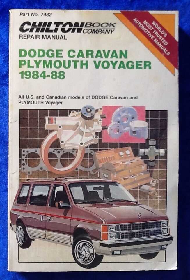 1988 dodge caravan repair manual