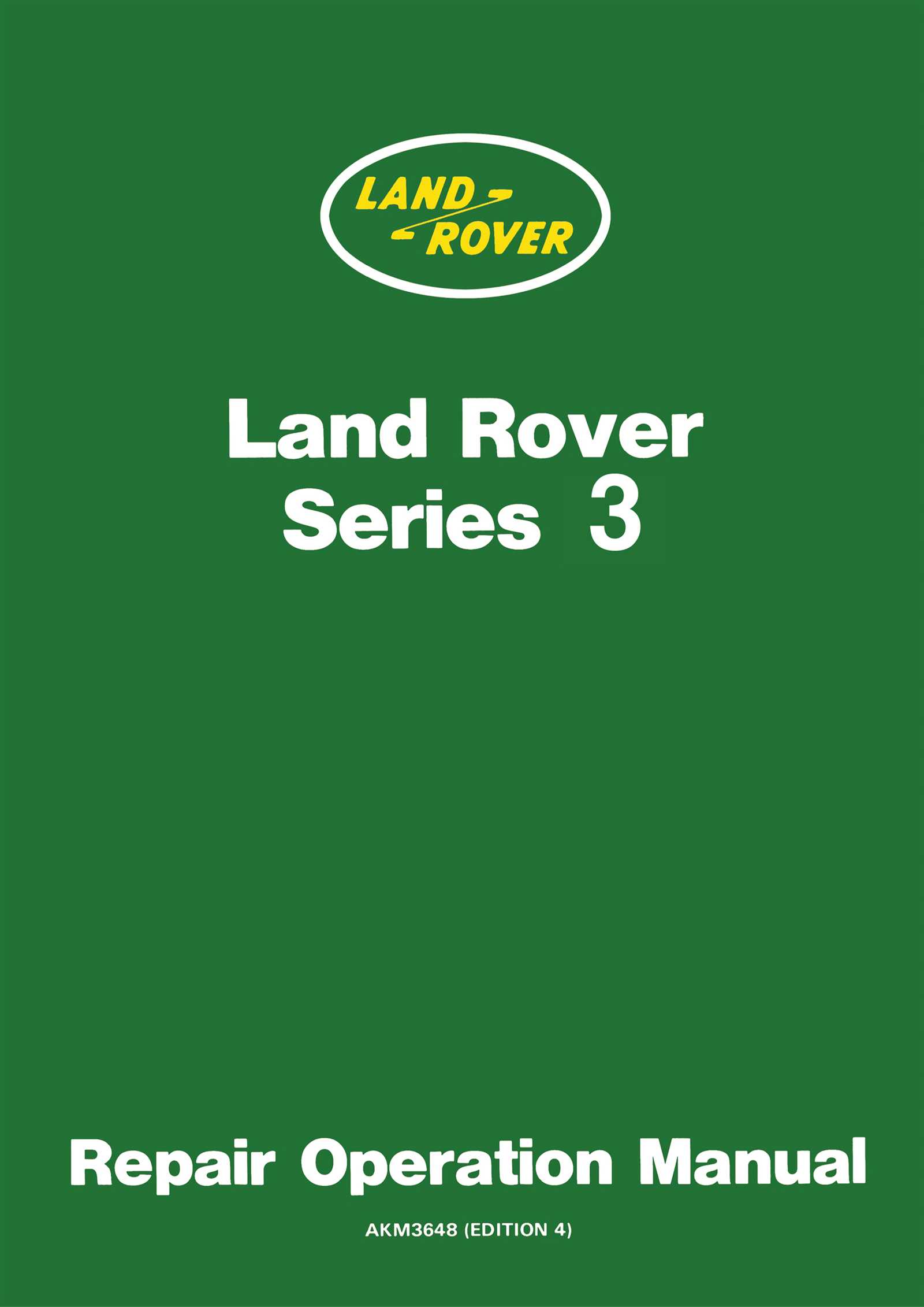 land rover series 3 repair manual