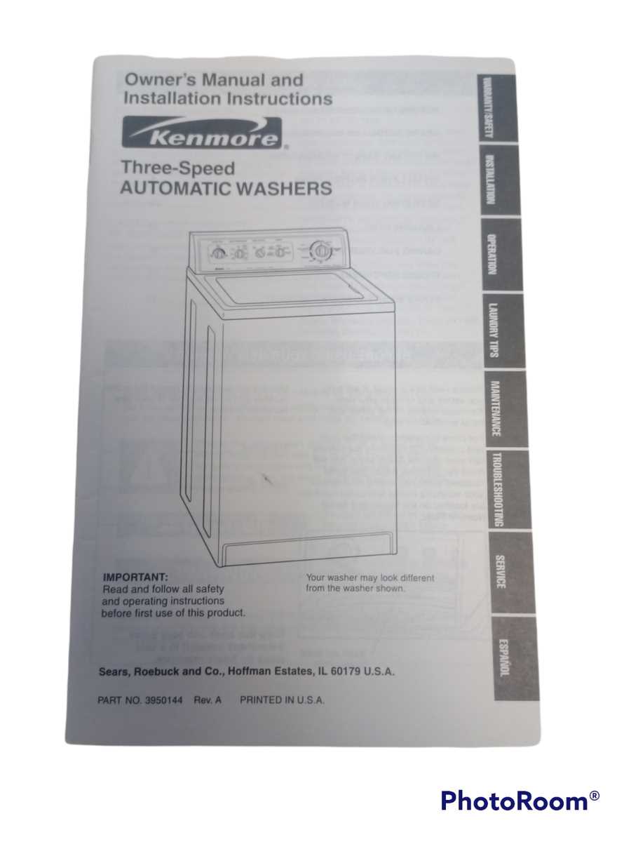 admiral washing machine repair manual