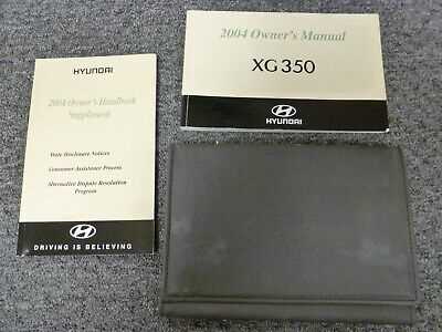 2004 hyundai xg350 repair manual