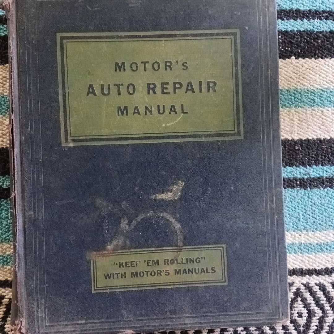 motor automotive repair manuals