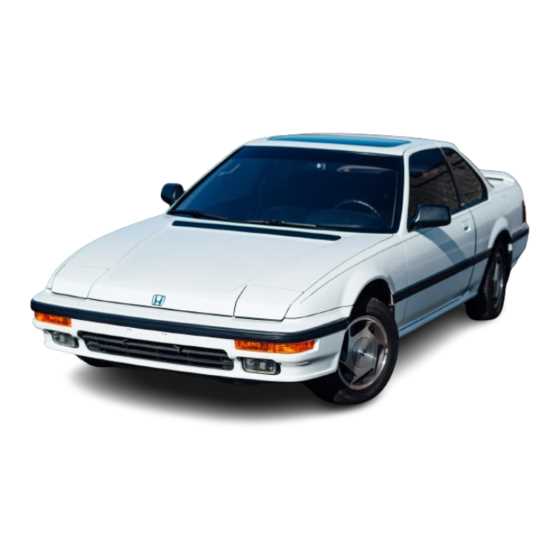 1991 honda prelude repair manual