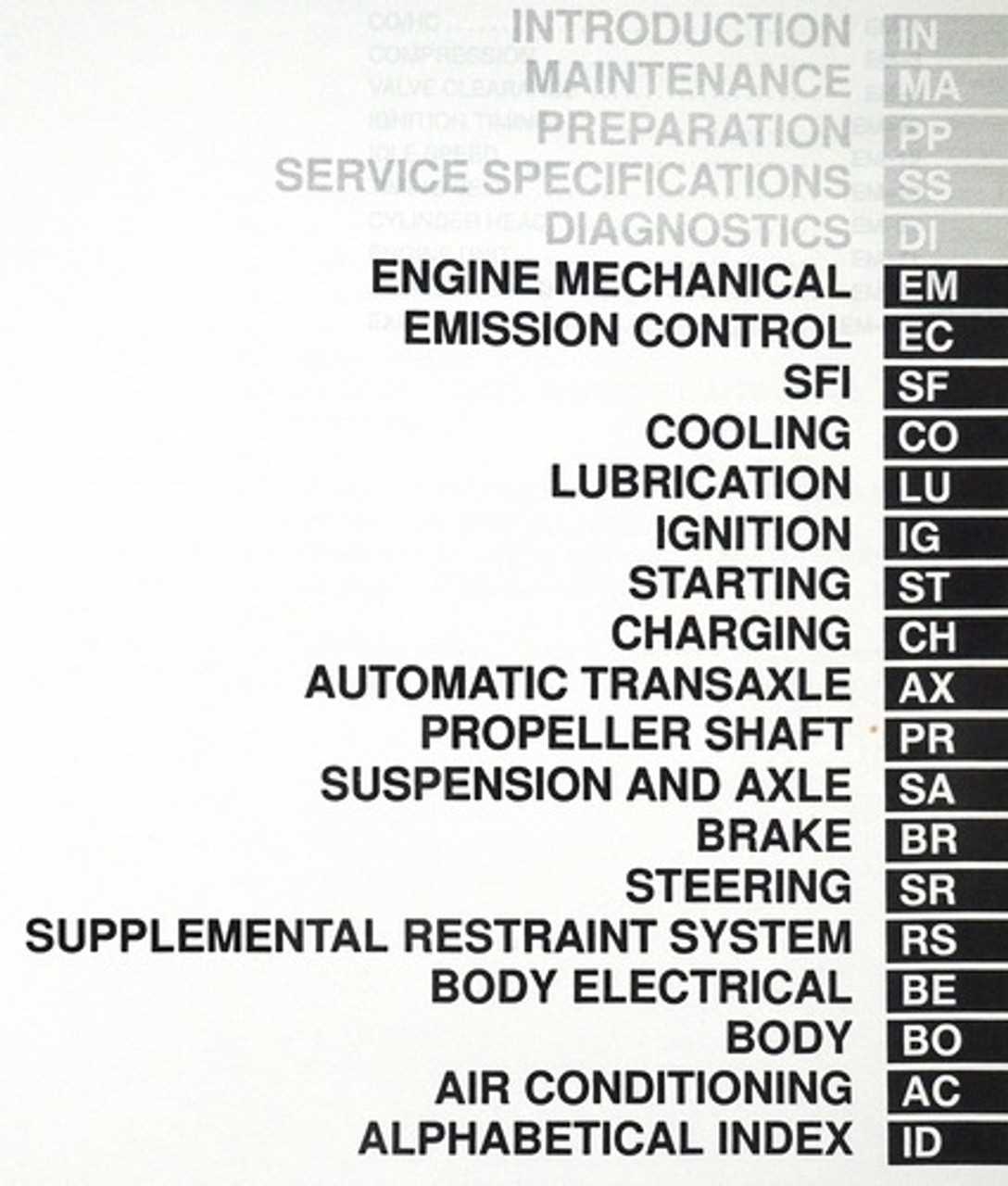 lexus rx300 repair manual