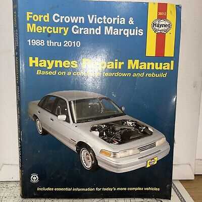 grand marquis repair manual