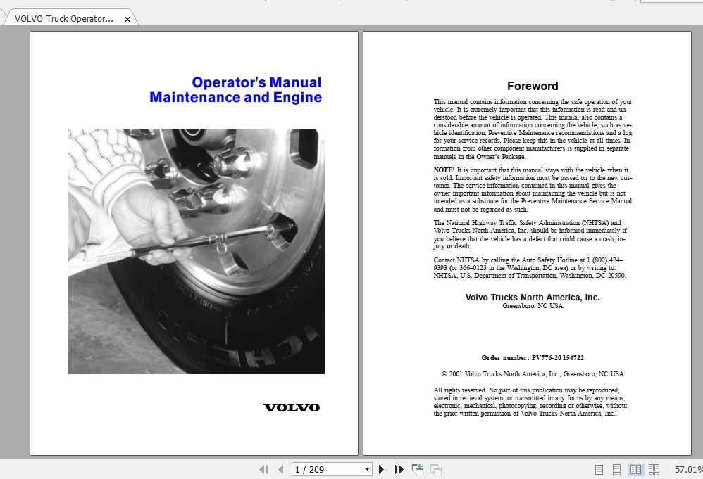 volvo truck engine repair manual