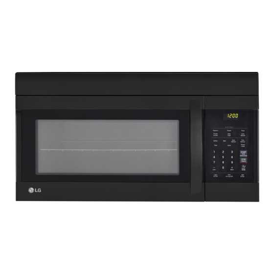 lg microwave oven repair manual