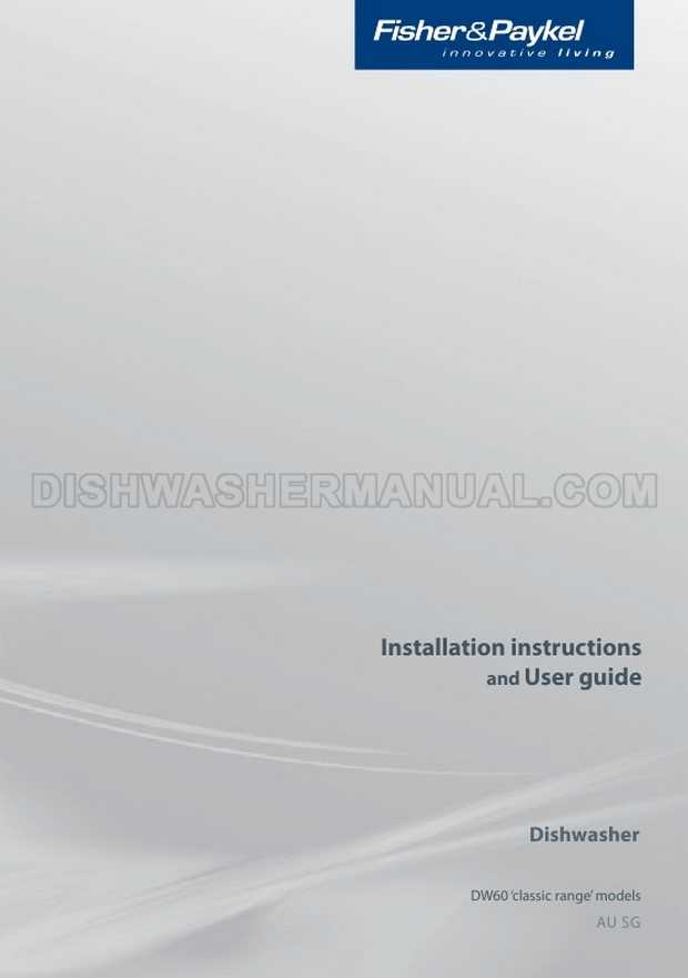 fisher & paykel dishwasher repair manual