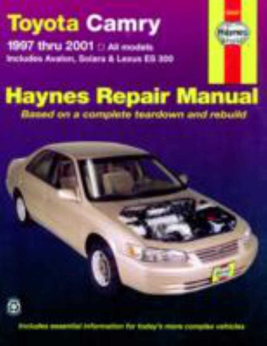 2001 toyota avalon repair manual