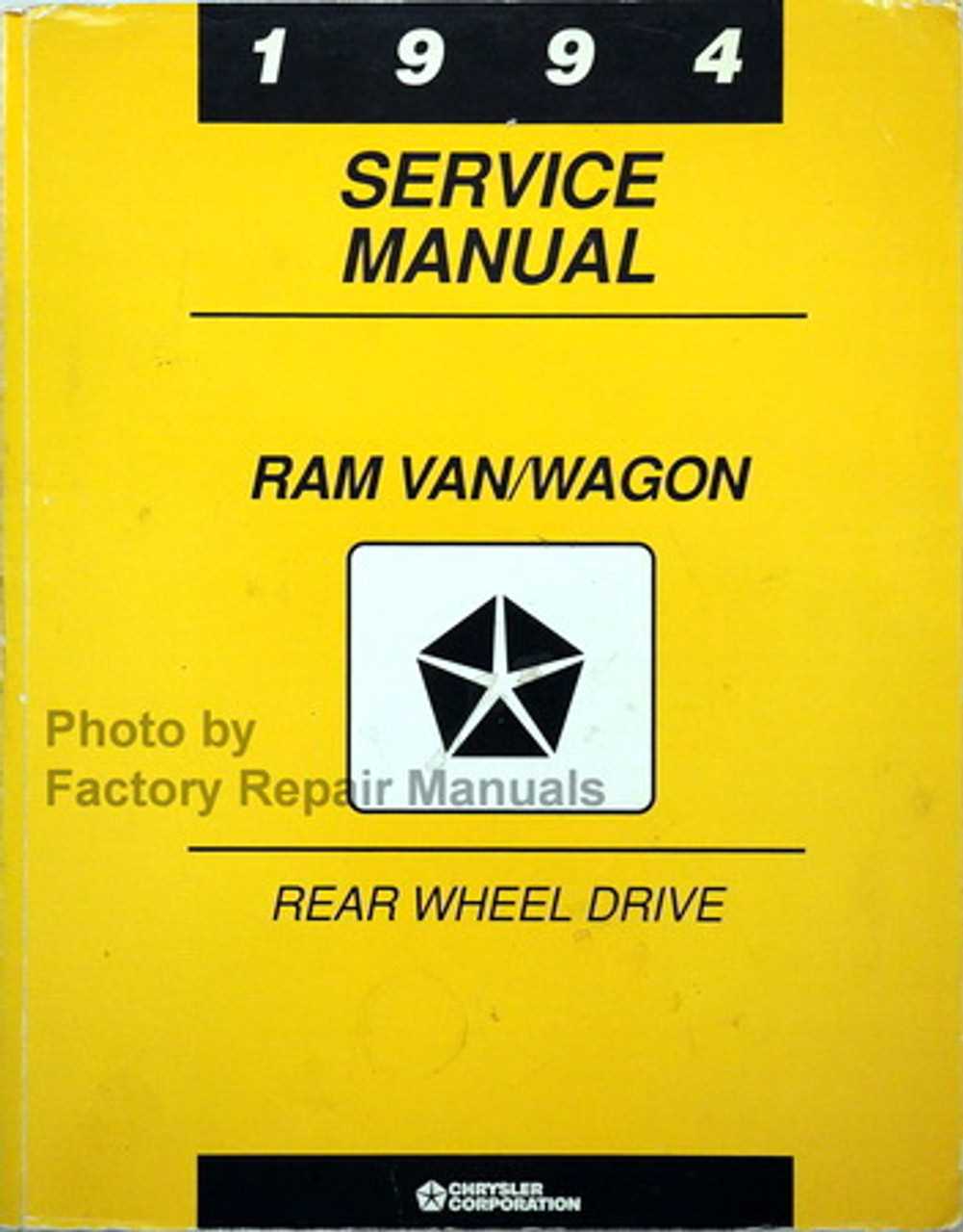 dodge ram van repair manual