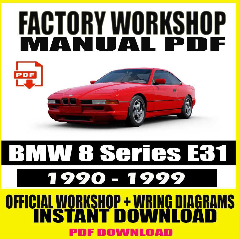 bmw 8 series repair manual